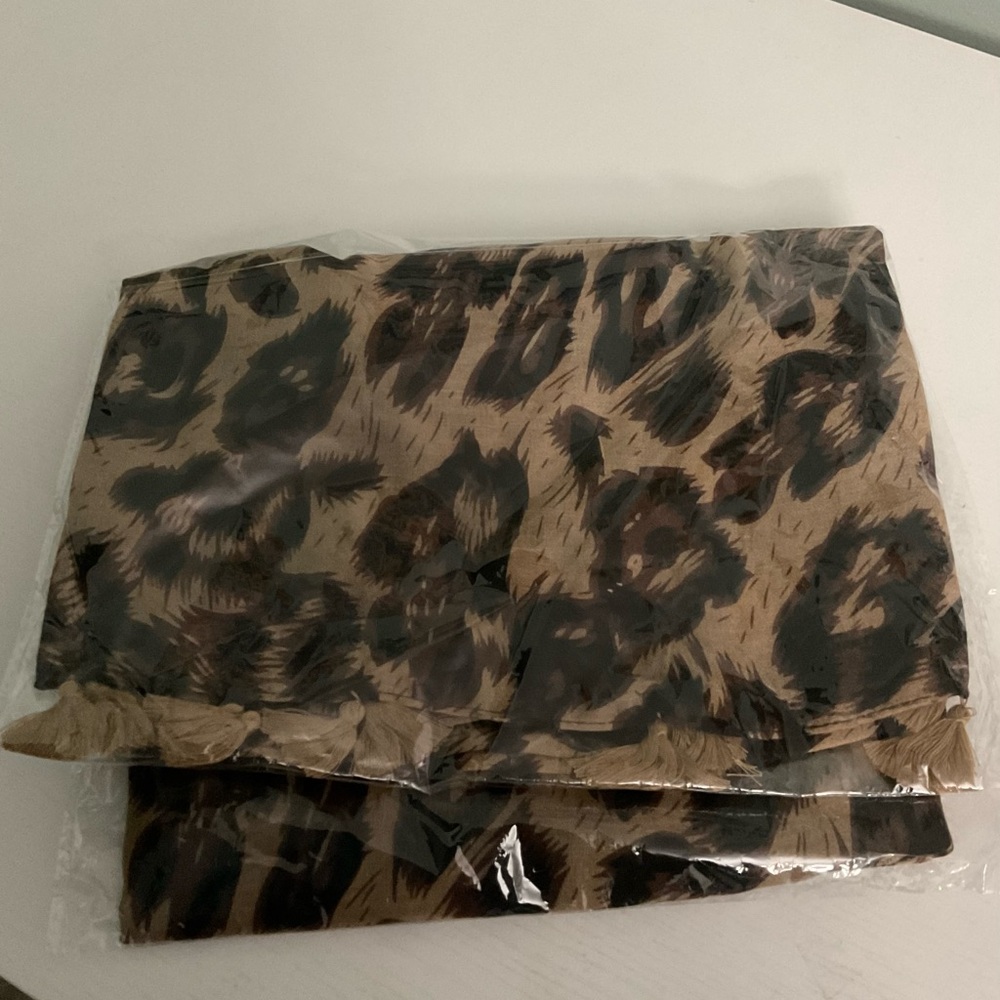 Leopard Print Scarf